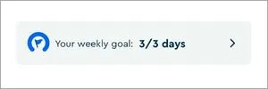 Blinkist Weekly Goal