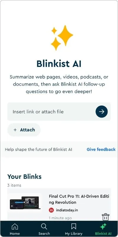 Blinkist AI