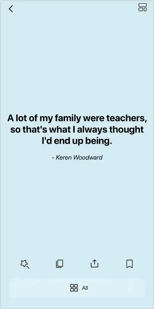 Quotes from Keren Woodward