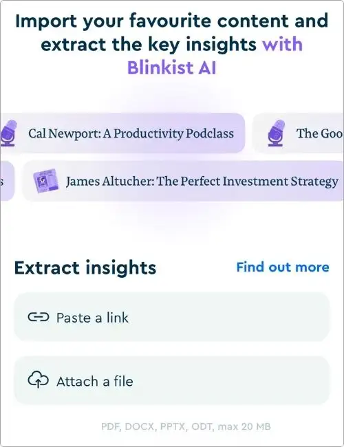 Blinkist AI