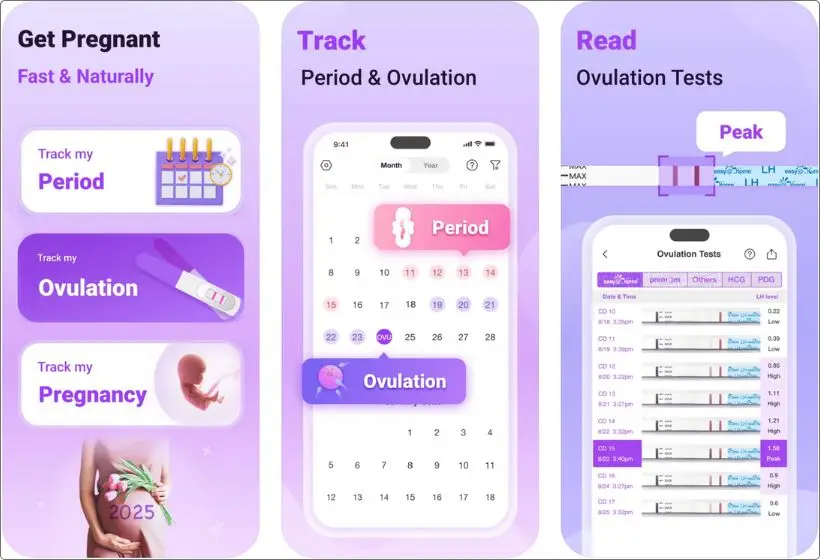 Premom app screenshots