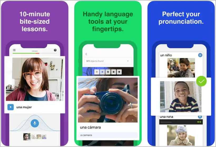 Rosetta Stone language learning app screenshot