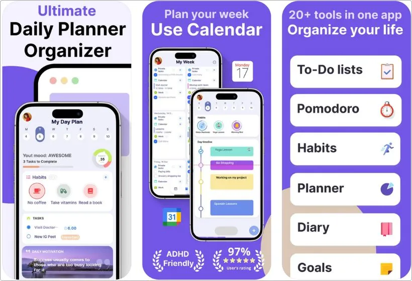 Brite app screenshots