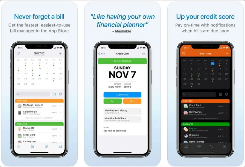 Chronicle app screenshots