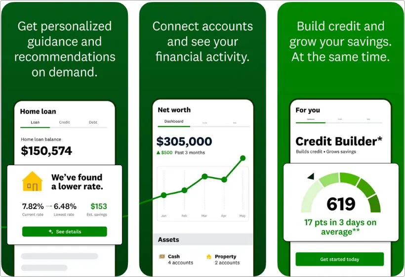 Credit Karma app screenshots