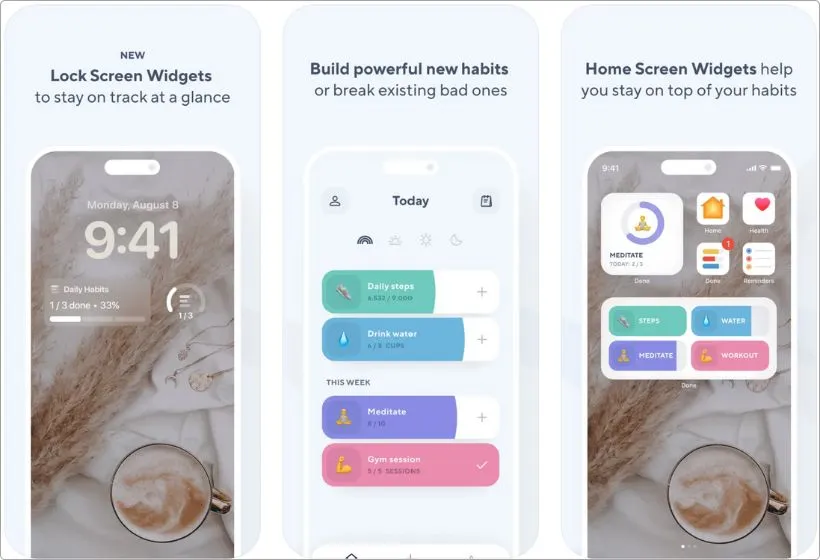 Done app screenshots