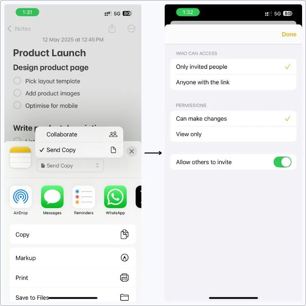 How to share notes securely for collaboration