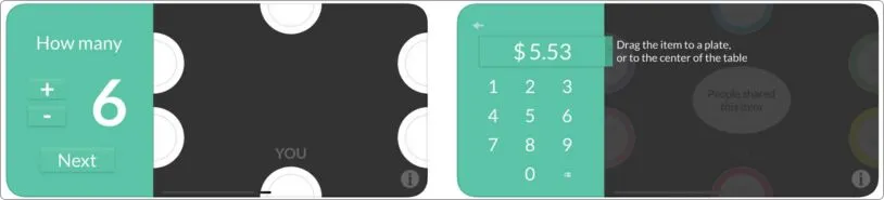 Plates by Splitwise app screenshots