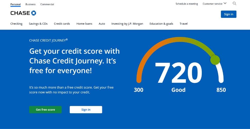 Chase Credit Journey app screenshots