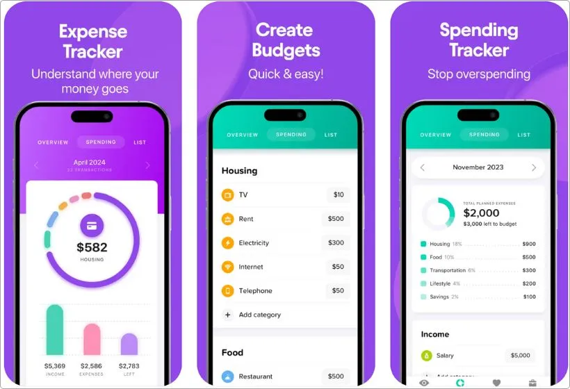 Honeydue app screenshots