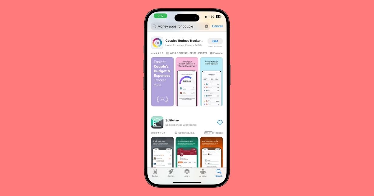 iPhone apps for couples to manage money