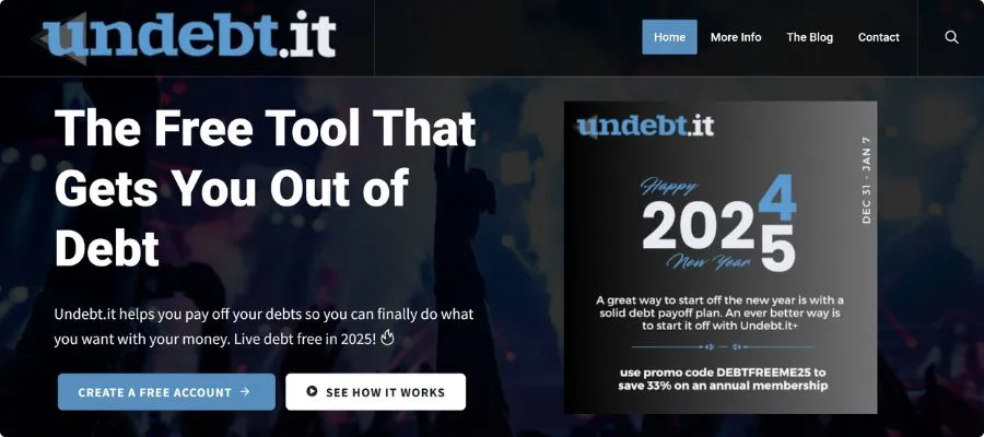 Undebt.it app screenshots