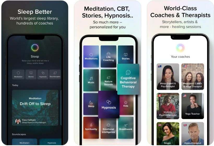 Aura app screenshots