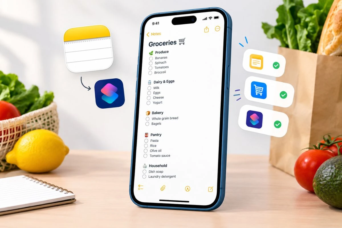 Apple Notes Grocery List