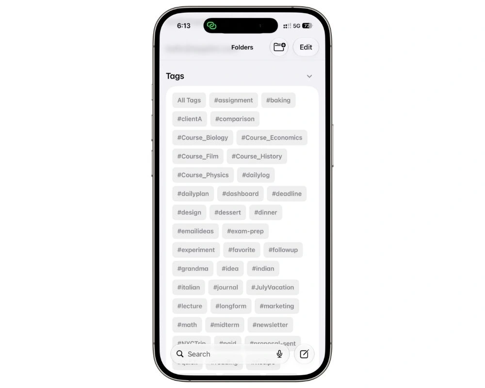 Apple Notes productivity tags for organizing tasks and notes